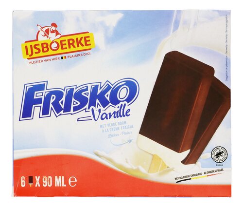 IJSBOERKE Frisko vanille 6x90ml