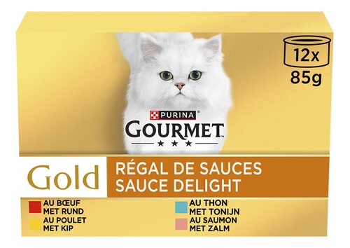 GOURMET Gold kat regal des sauces 12x85g