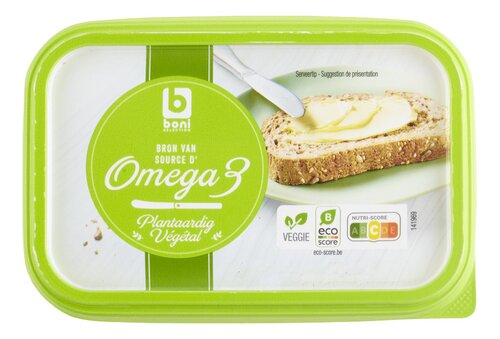 BONI margarine smeren omega3 vl. 500g
