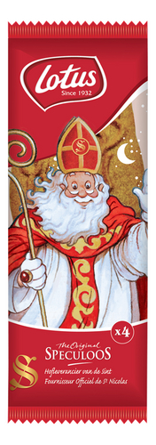 Lotus Koeken Sinterklaas 18cm 4st 143g Colruyt