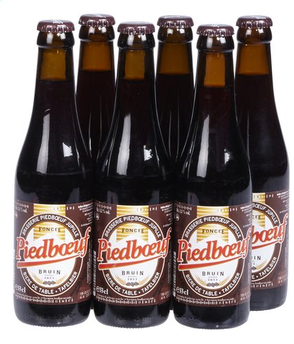 PIEDBOEUF Tafelbier bruin 1,1% 6x33cl