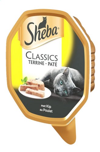 Naar boven krijgen drie Sheba Dierenvoeding Kat Terrine kip 85g Bakje | Colruyt - Collect&Go