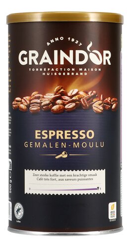 GRAINDOR Gemalen espresso RFA 500g