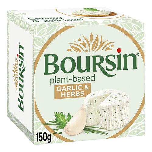 BOURSIN Vegan knoflook fijne kruid. 150g