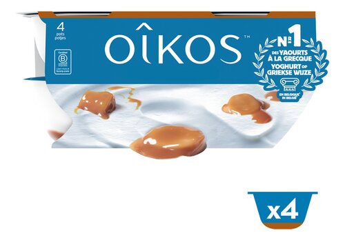 OIKOS gezouten karamel 4x115g