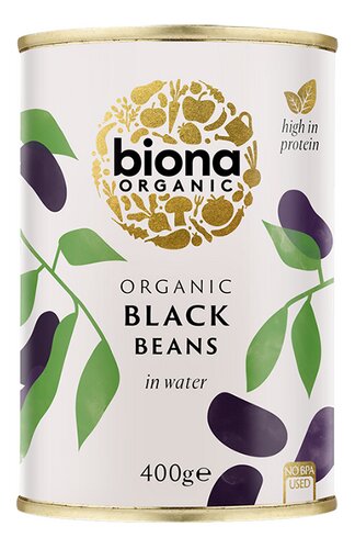 BIONA Black Beans Organic 400g