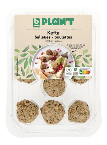 BONI PLAN'T Kefta-balletjes 200g