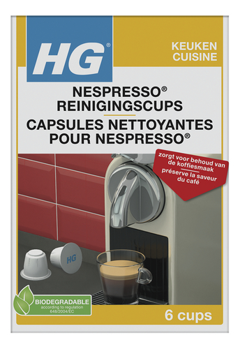 HG Nespresso reinigingscups 6st
