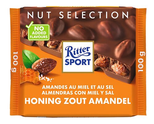 RITTER SPORT Amandel Honing Zout 100g