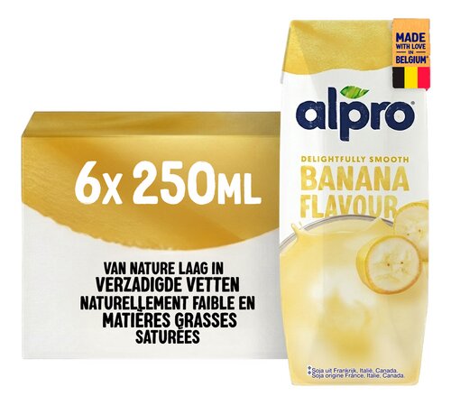 ALPRO sojadrink banaan 6x25cl