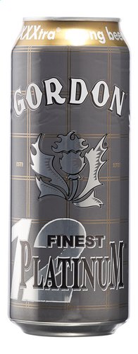 GORDON Finest Platinum 12%vol blik 50cl