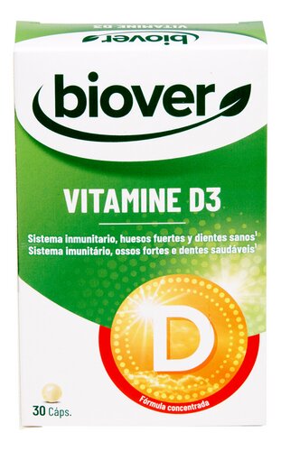 BIOVER vitamine D3 30st