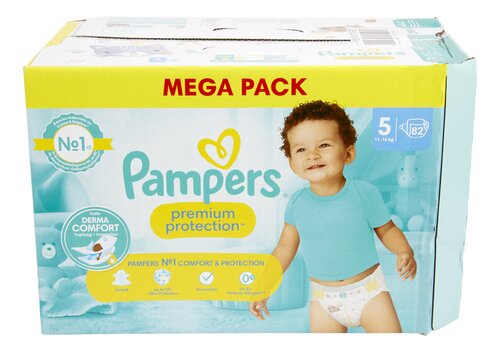 PAMPERS Premium Protection langes 5 82pc