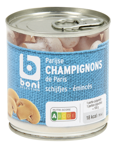 BONI Parijse champign.schijf blik 195g
