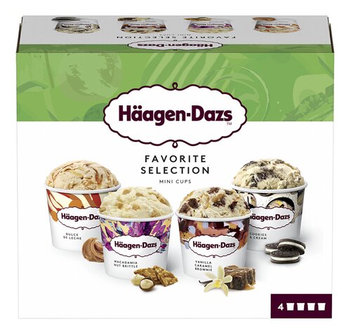 HÄAGEN-DAZS Favorite Selection 4x95ml