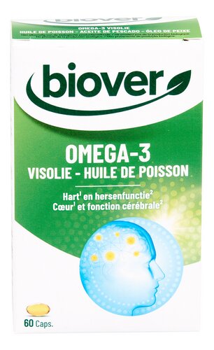 BIOVER omega 3 visolie 60st