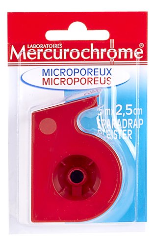 MERCUROCHROME microporeur 5x2,5m