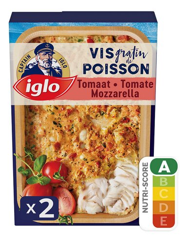 IGLO visgratin tomaat/mozarella MSC 380g