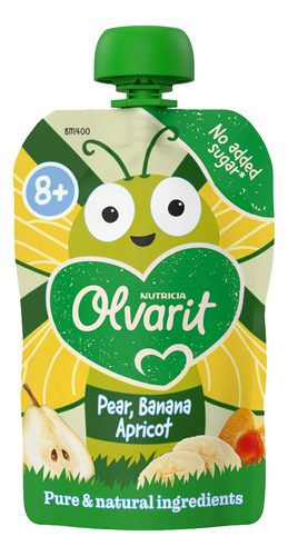 OLVARIT peer banaan abrikoos 8m+ 100g