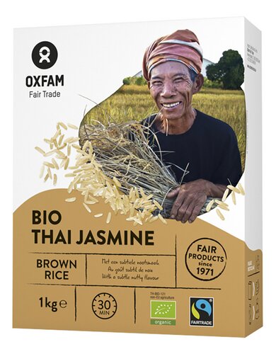 OXFAM FAIRTRADE volkoren rijst bio 1kg