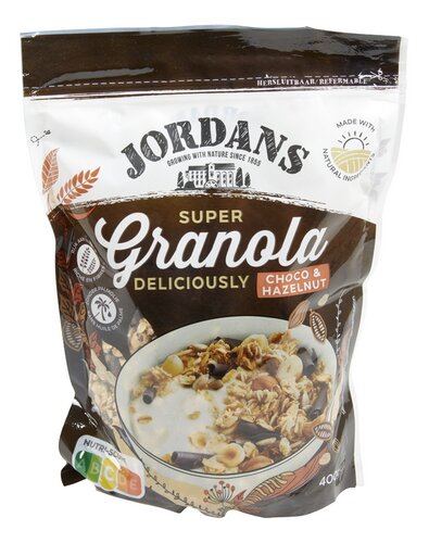 JORDANS chocolate&hazelnut granola 400g