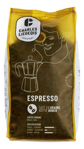CHARLES LIÉGEOIS Espresso bonen 500g