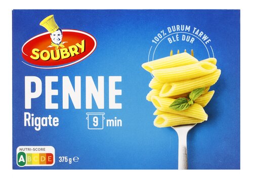 SOUBRY al dente penne rigate 375g