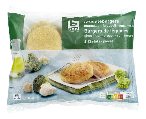 Boni Selection Diepvries Maaltijd Groente Burger Bloemkool 12 Stuks 1 350kg Colruyt Collect Go Boni Selection Diepvries Maaltijd Groente Burger Bloemkool 12 Stuks 1 350kg Colruyt Collect Go