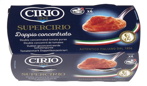 CIRIO tomatenpuree dubbel gecon. 4x70g