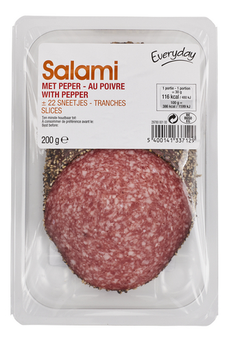 EVERYDAY pepersalami sneetjes 200g