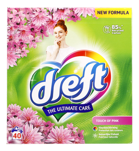 DREFT waspoeder touch of pink 40d 2,6kg