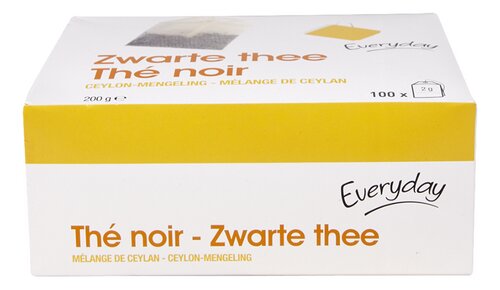 EVERYDAY zwarte thee 100st