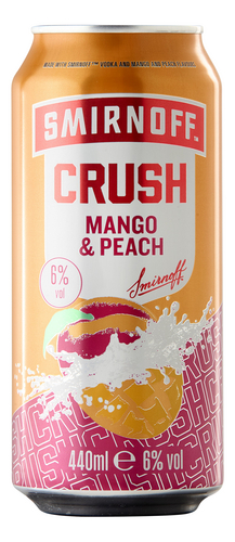 SMIRNOFF Crush Mango&Peach 6% blik 44cl