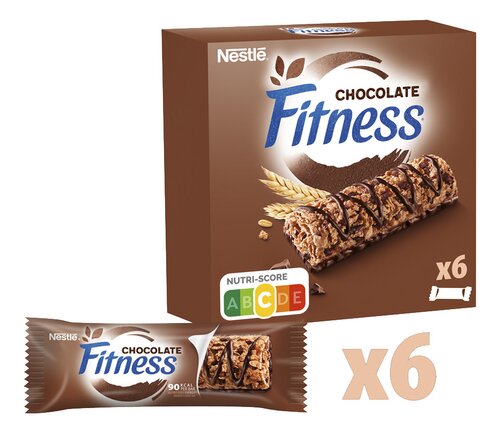 NESTLÉ FITNESS graanreep chocolade 6st