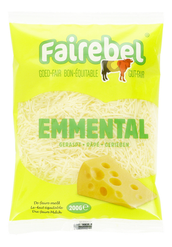 FAIREBEL Geraspt kaas 200g