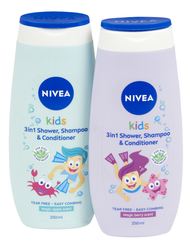 NIVEA douchegel kids 3in1 appel 250ml