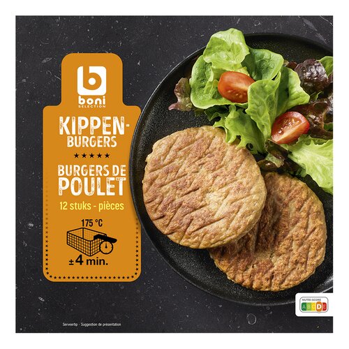 BONI kippenburgers 12x70g