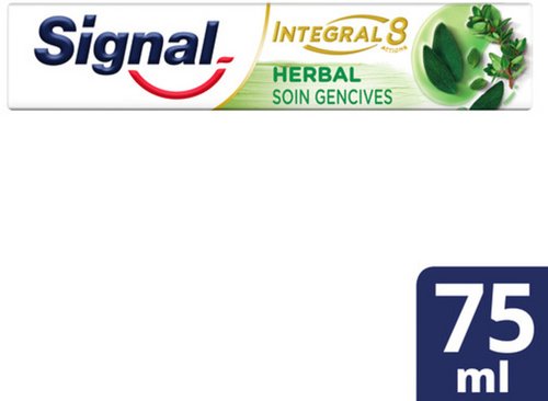 SIGNAL tandpasta integral8 herbal 75ml