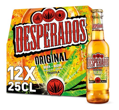 Desperados Original Biere Tequila 5 9 Vol 12x25cl Bouteille Colruyt