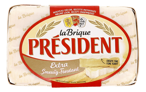 Afbeelding voor PRÉSIDENT Maxi Brique extra fondant 220g van CollectAndGo_BE