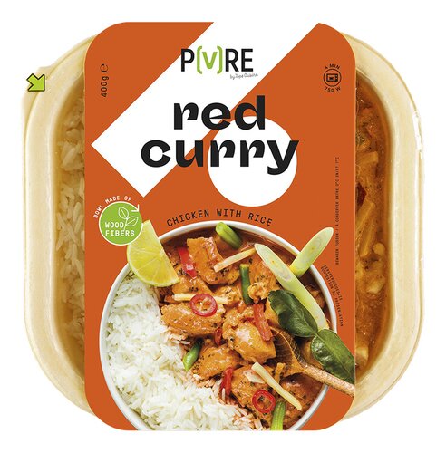 PURE kip rode curry rijst 400g