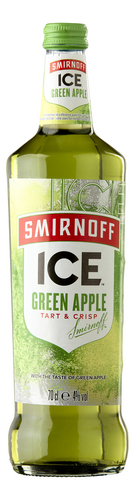 SMIRNOFF Ice Green apple 4% 70cl