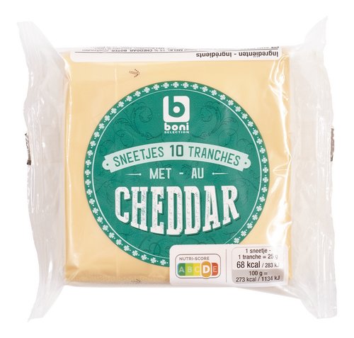 BONI Cheddar 10 sneden 250g