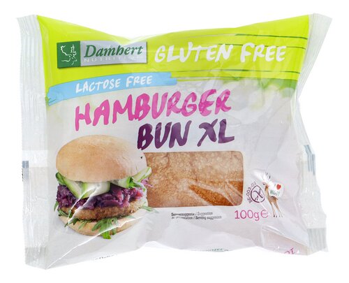 DAMHERT Hamburgerbrood XL GV LV 100g