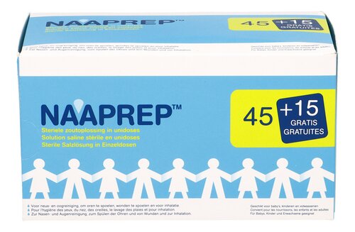 NAAPREP Steriele zoutoplossing 60x5ml