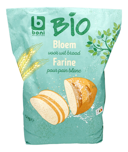 BONI BIO bloem wit brood 5kg
