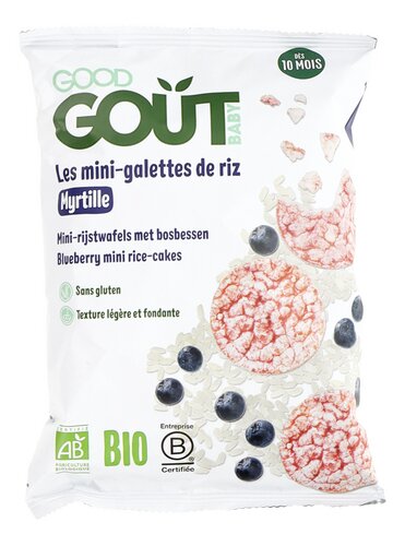 GOOD GOUT bio mini rijstw.blauwe bes 40g