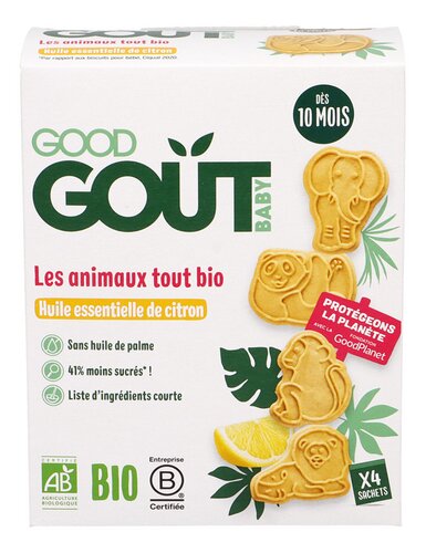 GOOD GOUT dierenkoekjes citr10m+ Bio 80g