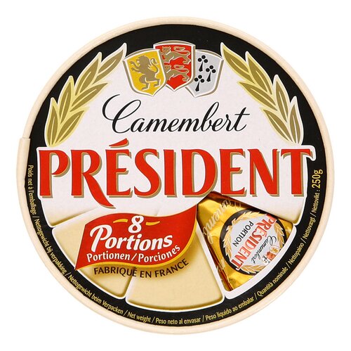 PRÉSIDENT camembert 8 porties 250g