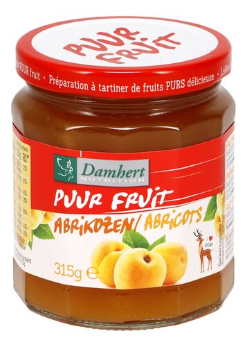 DAMHERT Confituur abrikozen SV 315g